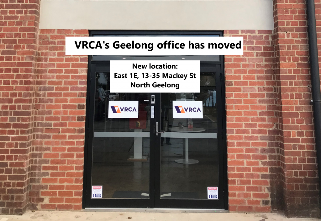 VRCA Geelong office move Ports Victoria